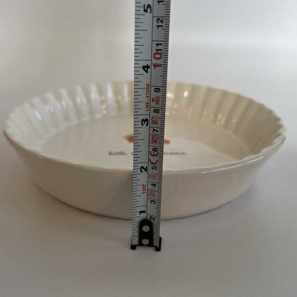 Rae Dunn Fall Collection Little Slice Of Heaven 9 " Pie Plate Dish Ceramic - Picture 6 of 6
